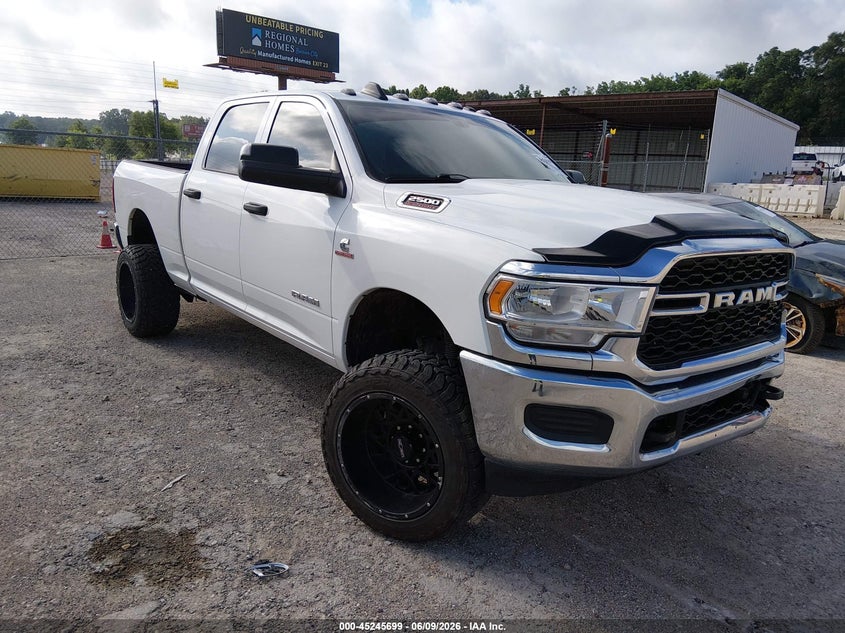 2019 Ram 2500 VIN 3C6UR5CL7KG514735 IAAI salvage auction — LEFT FRONT, Salvage Title, sold $11,200 on 2026-07-27 (photo 1)
