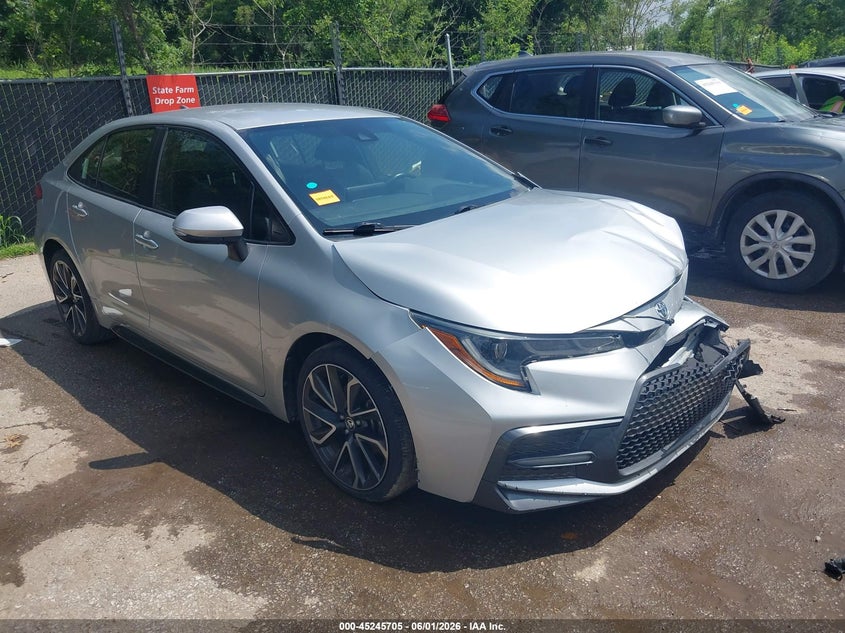 2020 Toyota Corolla VIN JTDS4RCE0LJ001284 IAAI salvage auction — FRONT END, Salvage (Missouri), sold $5,950 on 2026-07-08 (photo 1)