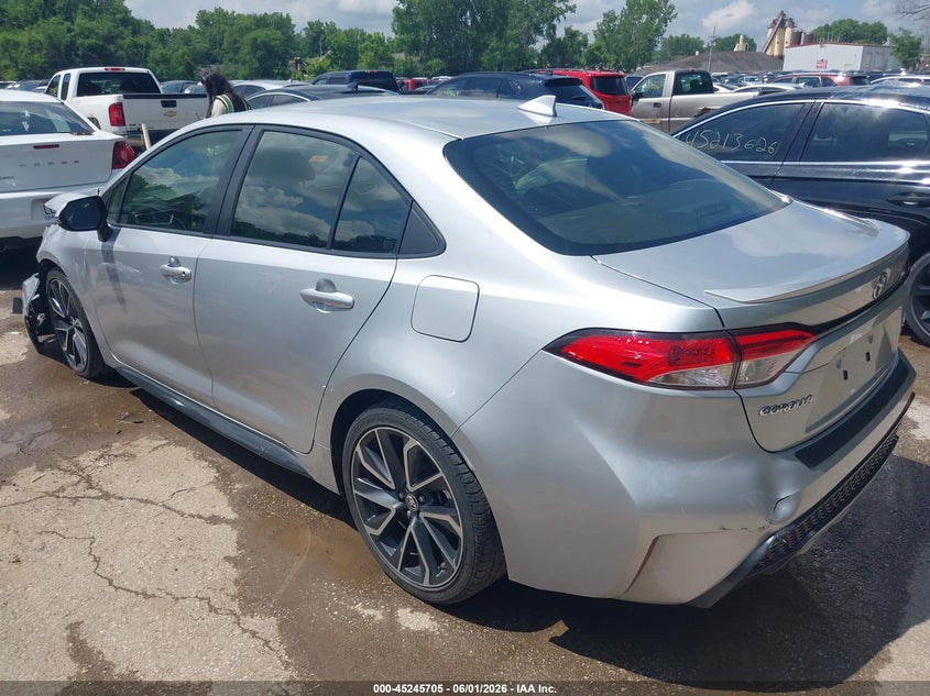 2020 Toyota Corolla VIN JTDS4RCE0LJ001284 IAAI salvage auction — FRONT END, Salvage (Missouri), sold $5,950 on 2026-07-08 (photo 3)