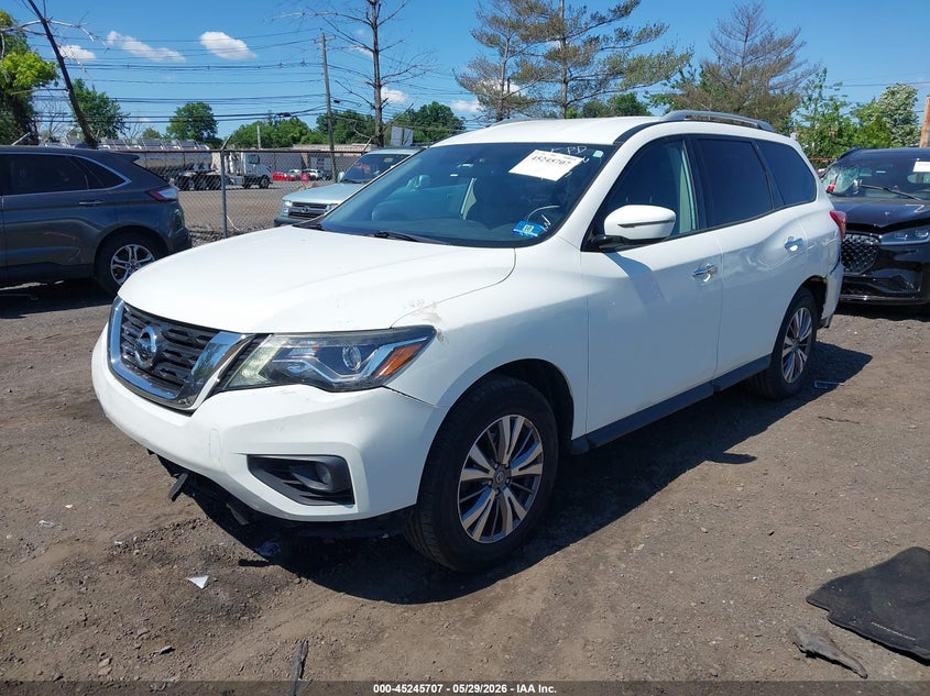 2020 Nissan Pathfinder VIN 5N1DR2BM3LC581513 IAAI salvage auction — FRONT & REAR, Salvage (New Jersey), sold $3,200 on 2026-08-03 (photo 2)