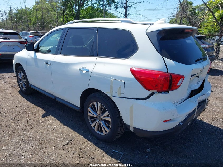 2020 Nissan Pathfinder VIN 5N1DR2BM3LC581513 IAAI salvage auction — FRONT & REAR, Salvage (New Jersey), sold $3,200 on 2026-08-03 (photo 3)