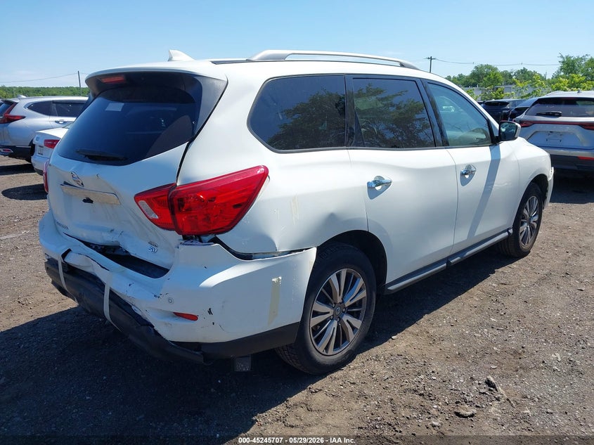 2020 Nissan Pathfinder VIN 5N1DR2BM3LC581513 IAAI salvage auction — FRONT & REAR, Salvage (New Jersey), sold $3,200 on 2026-08-03 (photo 4)