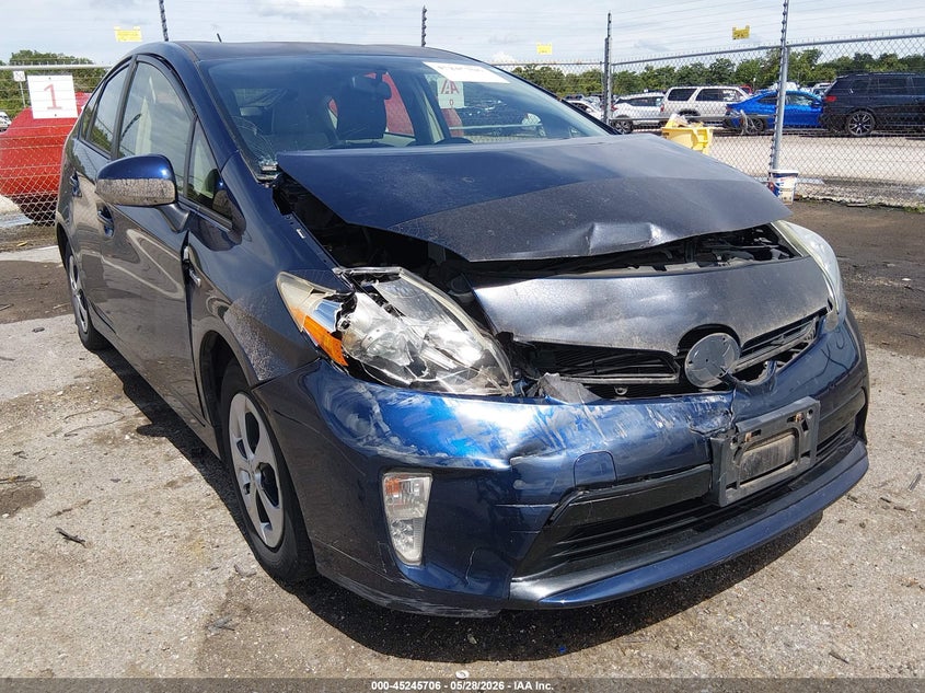 2012 Toyota Prius VIN JTDKN3DU8C1547444 IAAI salvage auction — FRONT END, Salvage Title, sold $1,250 on 2026-07-06 (photo 1)