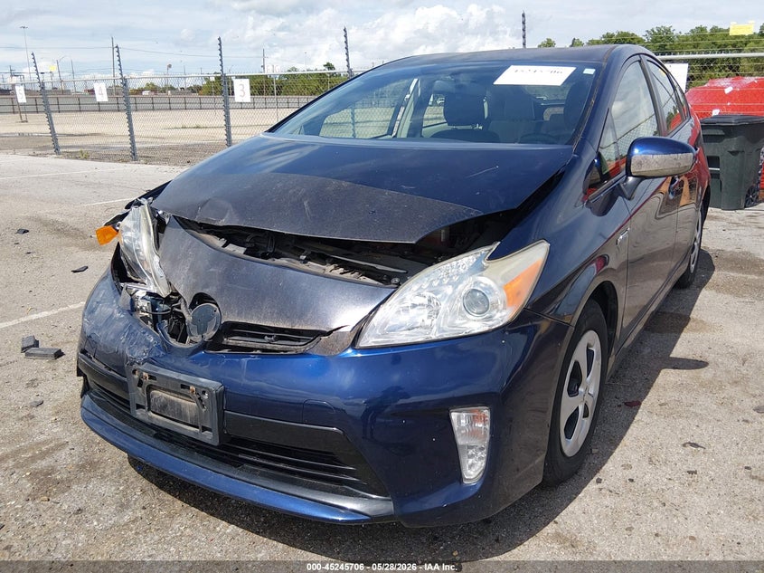 2012 Toyota Prius VIN JTDKN3DU8C1547444 IAAI salvage auction — FRONT END, Salvage Title, sold $1,250 on 2026-07-06 (photo 2)