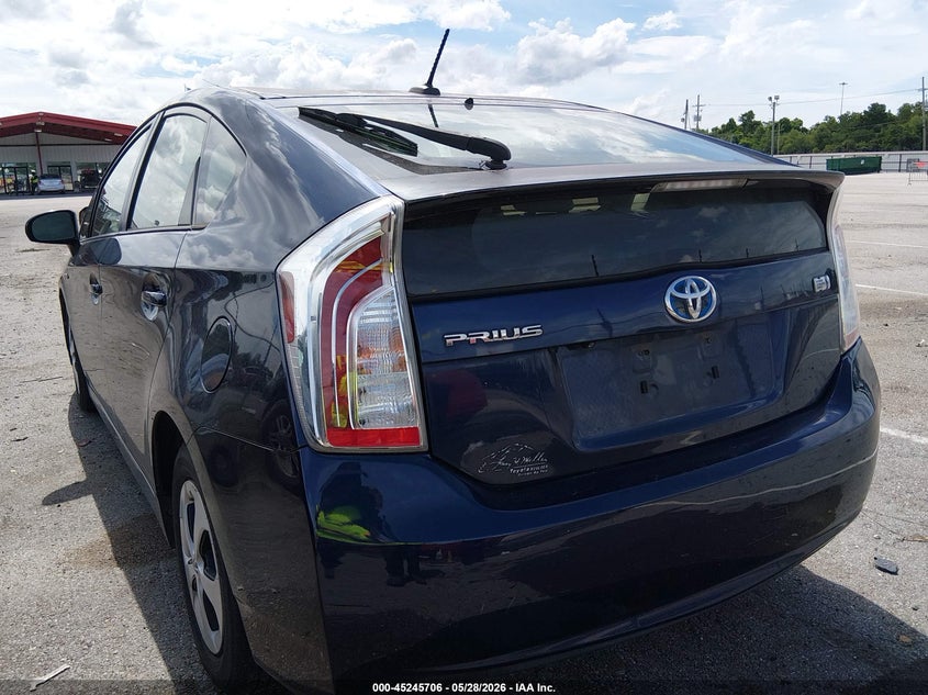 2012 Toyota Prius VIN JTDKN3DU8C1547444 IAAI salvage auction — FRONT END, Salvage Title, sold $1,250 on 2026-07-06 (photo 3)