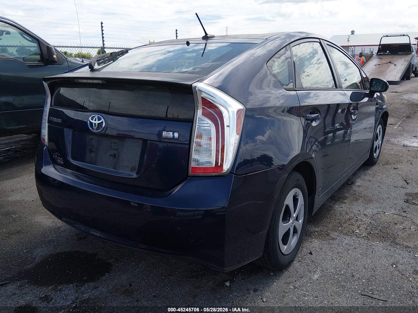2012 Toyota Prius VIN JTDKN3DU8C1547444 IAAI salvage auction — FRONT END, Salvage Title, sold $1,250 on 2026-07-06 (photo 4)