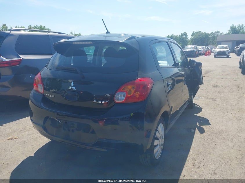 2015 Mitsubishi Mirage VIN ML32A3HJ1FH058894 IAAI salvage auction — RIGHT FRONT, Salvage Title, sold $350 on 2026-07-21 (photo 4)