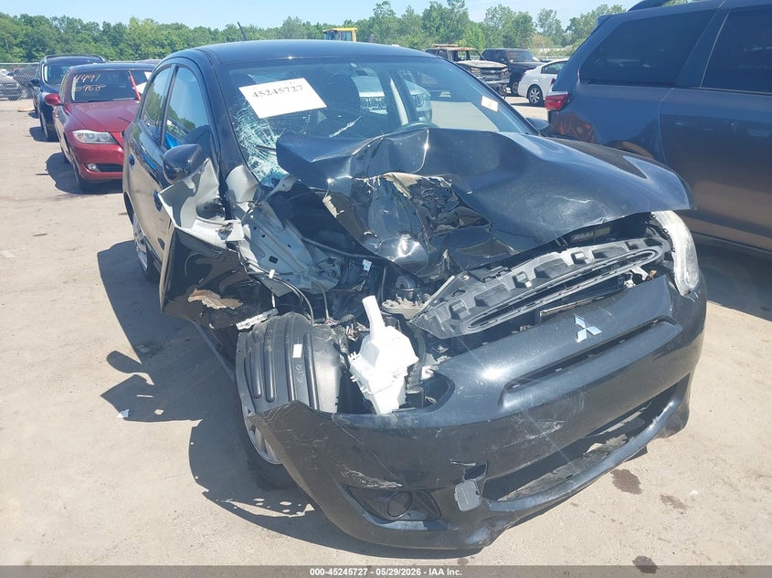 2015 Mitsubishi Mirage VIN ML32A3HJ1FH058894 IAAI salvage auction — RIGHT FRONT, Salvage Title, sold $350 on 2026-07-21 (photo 6)