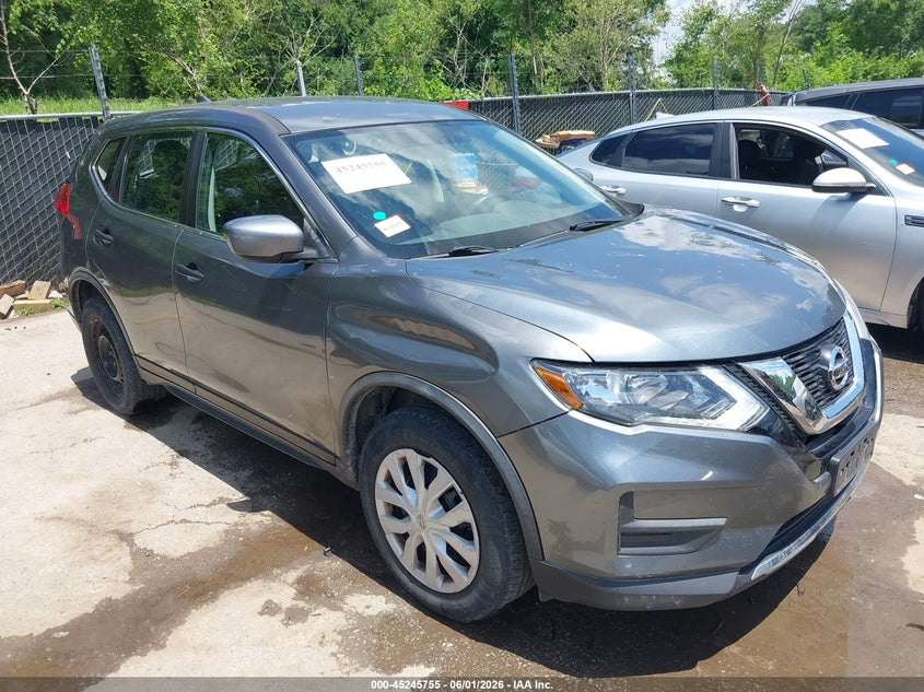 2017 Nissan Rogue VIN JN8AT2MV5HW262803 IAAI salvage auction — HAIL, Salvage Title, sold $1,000 on 2026-07-29 (photo 1)