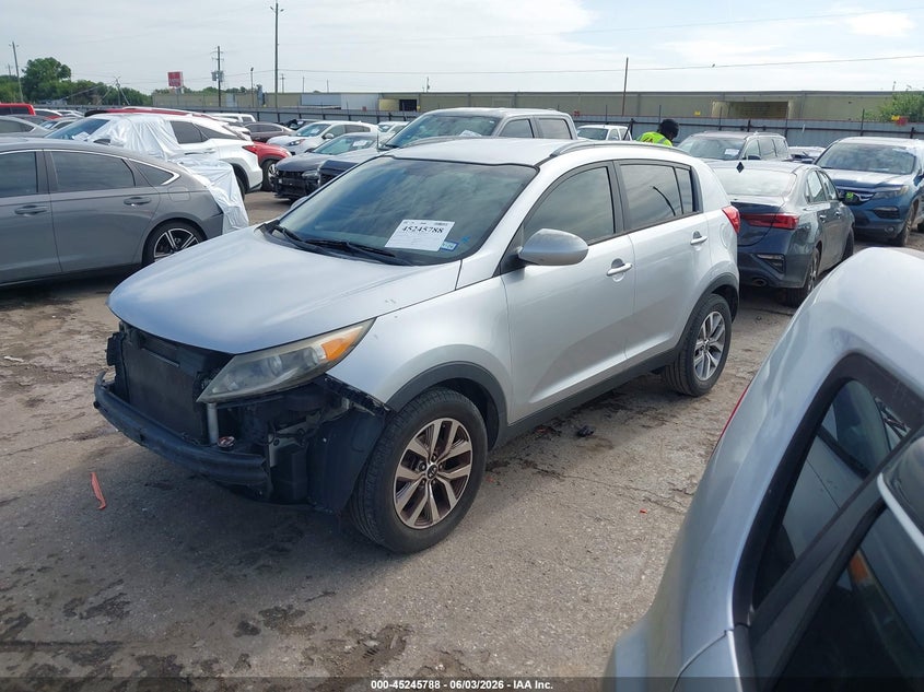 2016 Kia Sportage VIN KNDPB3AC5G7830543 IAAI salvage auction — FRONT END, Original (Texas), sold $2,325 on 2026-07-08 (photo 2)