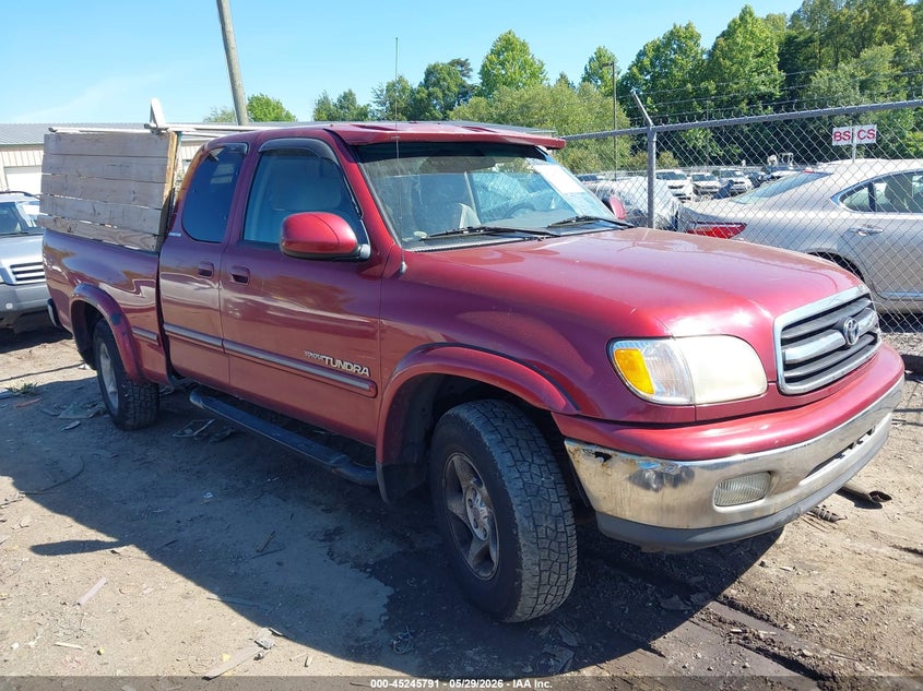 2001 Toyota Tundra VIN 5TBBT48131S201645 IAAI salvage auction — LEFT SIDE, Clear (Virginia), sold $500 on 2026-07-20 (photo 1)