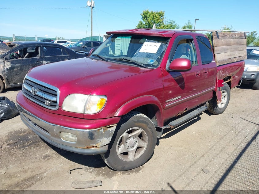 2001 Toyota Tundra VIN 5TBBT48131S201645 IAAI salvage auction — LEFT SIDE, Clear (Virginia), sold $500 on 2026-07-20 (photo 2)