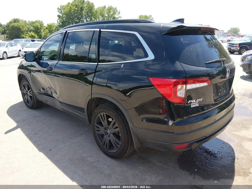 2021 Honda Pilot VIN 5FNYF6H26MB044442 IAAI salvage auction — LEFT SIDE, Salvage Title, sold $8,500 on 2026-07-29 (photo 3)