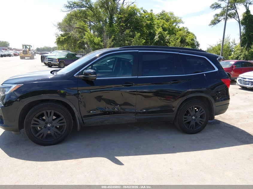 2021 Honda Pilot VIN 5FNYF6H26MB044442 IAAI salvage auction — LEFT SIDE, Salvage Title, sold $8,500 on 2026-07-29 (photo 6)