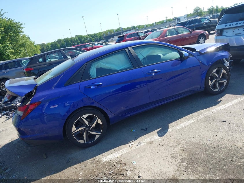 2023 Hyundai Elantra VIN KMHLS4AG1PU465430 IAAI salvage auction — FRONT END, Salvage (New Jersey), sold $3,100 on 2026-08-03 (photo 4)