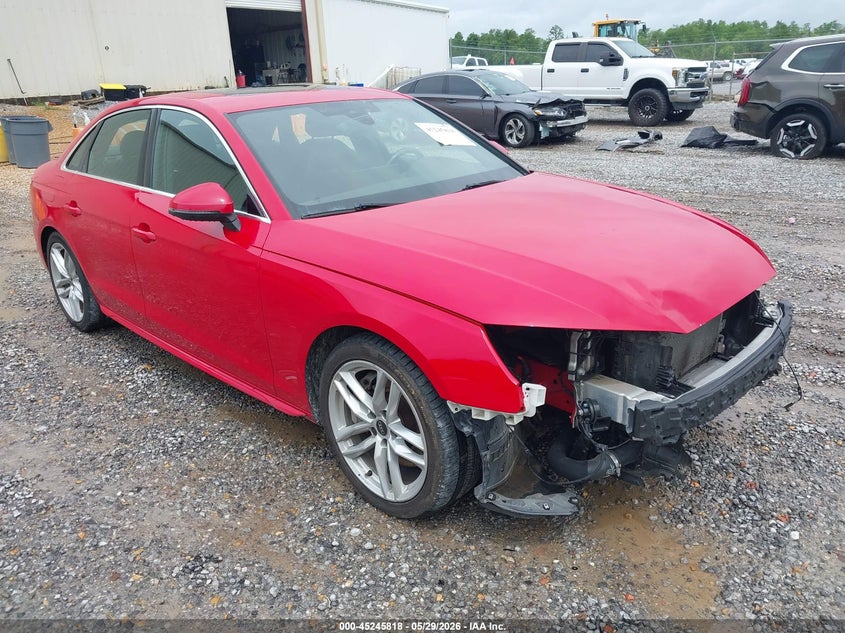2024 Audi A4 VIN WAUEAAF41RN005630 IAAI salvage auction — FRONT END, Salvage Title, sold $7,125 on 2026-07-10 (photo 1)