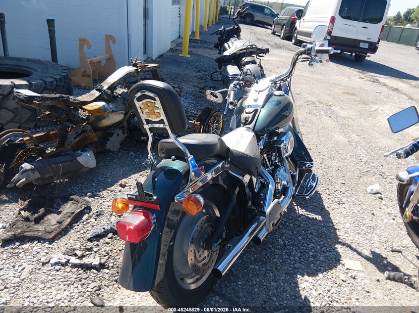 2001 Harley-davidson Flstf VIN 1HD1BMY101Y026182 IAAI salvage auction — FRONT END, Salvage (Pennsylvania), sold $2,000 on 2026-07-08 (photo 4)