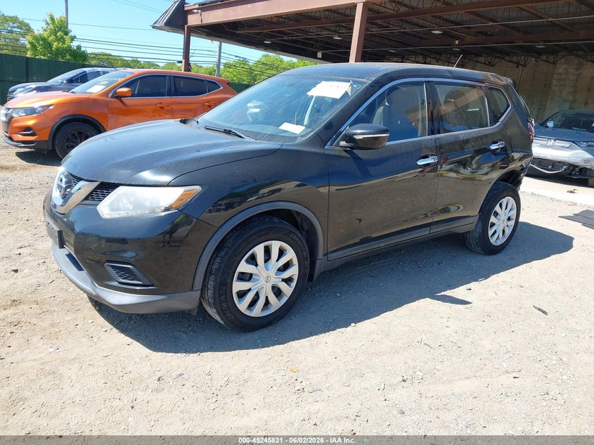 2015 Nissan Rogue VIN KNMAT2MV6FP588712 IAAI salvage auction — REAR END, Salvage Title, sold $1,775 on 2026-07-07 (photo 2)