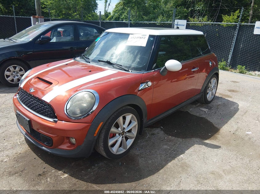 2011 Mini Cooper VIN WMWSV3C55BTY21631 IAAI salvage auction — HAIL, Salvage (Kansas), sold $1,500 on 2026-07-08 (photo 2)