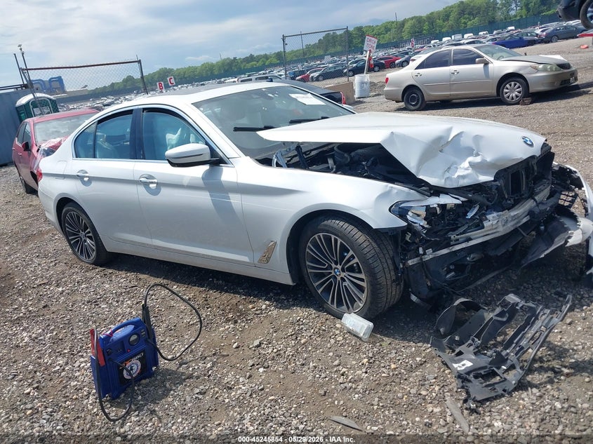 2017 BMW 5er VIN WBAJA7C39HG905269 IAAI salvage auction — FRONT END, Salvage Title, sold $4,450 on 2026-07-07 (photo 1)