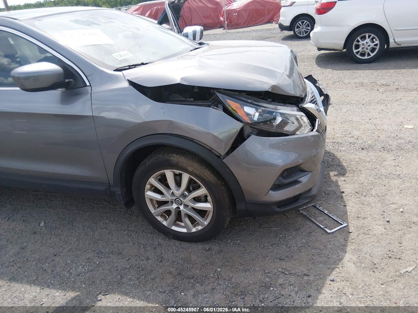 2021 Nissan Rogue VIN JN1BJ1AW9MW443848 IAAI salvage auction — FRONT END, Salvage Title, sold $2,100 on 2026-07-20 (photo 6)