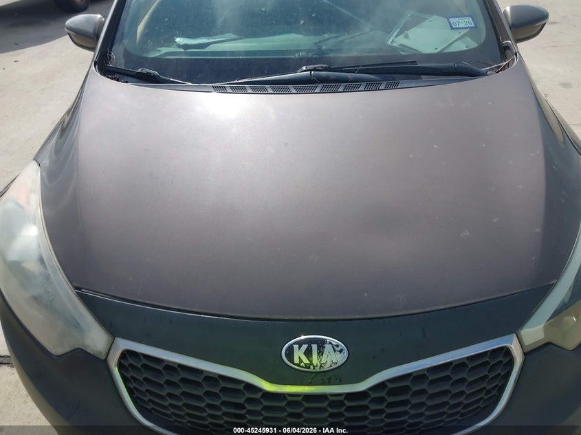2014 Kia Forte VIN KNAFX5A88E5165440 IAAI salvage auction — REPOSSESSION, Salvage Title, sold $375 on 2026-07-10 (photo 6)