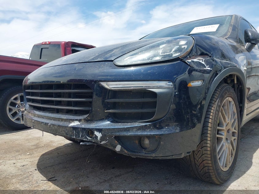 2016 Porsche Cayenne VIN WP1AE2A27GLA64142 IAAI salvage auction — LEFT FRONT, Original (Texas), sold $4,200 on 2026-08-18 (photo 6)