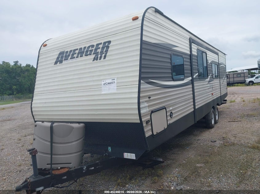 2018 Avenger Travel trailer VIN 5ZT2AVSB9JB917024 IAAI salvage auction — REAR END, Salvage (Mississippi), sold $6,150 on 2026-07-07 (photo 2)