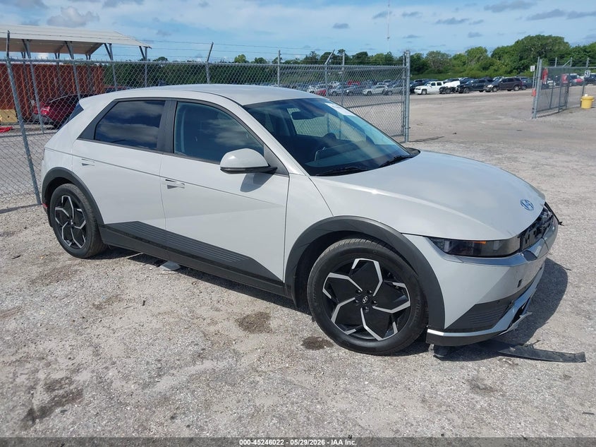 2022 Hyundai Ioniq 5 VIN KM8KN4AE1NU091660 IAAI salvage auction — LEFT FRONT, Salvage Title, sold $8,600 on 2026-07-23 (photo 1)