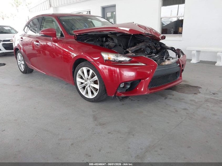 2015 Lexus Is VIN JTHBF1D26F5067396 IAAI salvage auction — FRONT END, Salvage Title, sold $1,750 on 2026-07-08 (photo 1)
