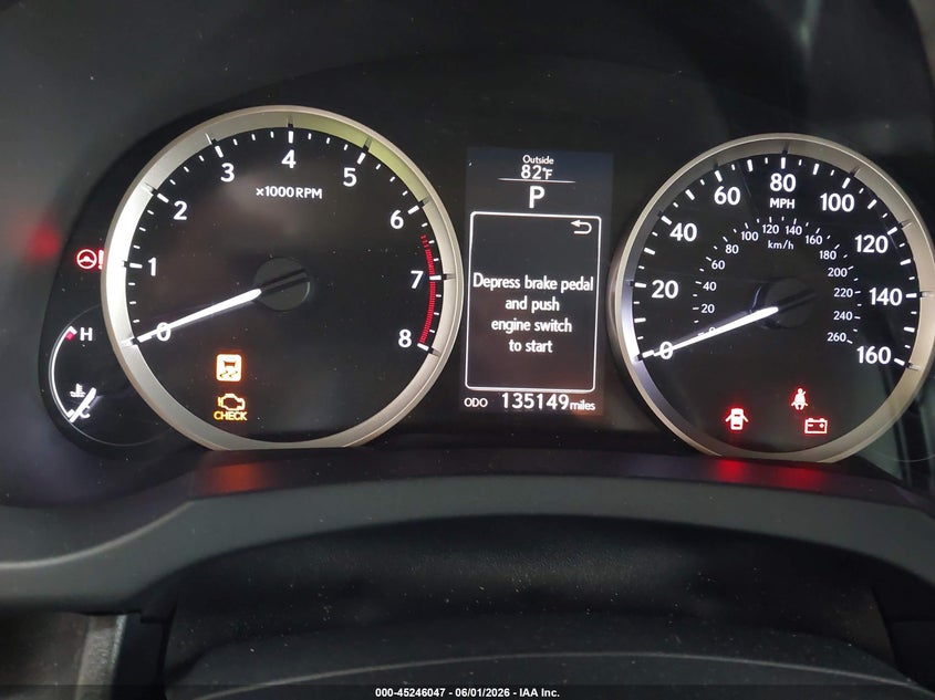 2015 Lexus Is VIN JTHBF1D26F5067396 IAAI salvage auction — FRONT END, Salvage Title, sold $1,750 on 2026-07-08 (photo 7)