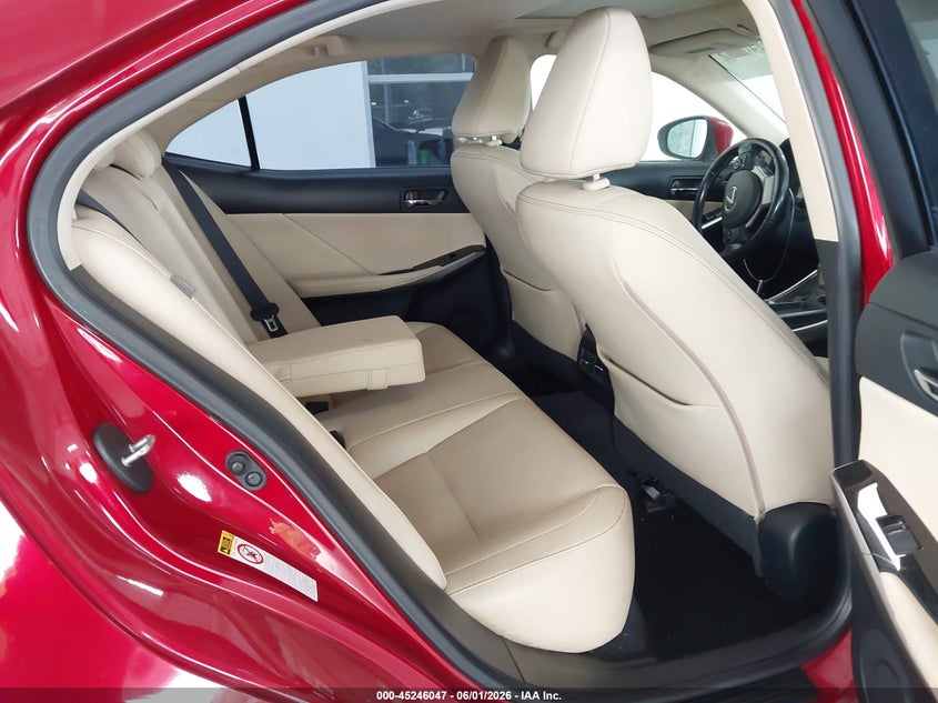 2015 Lexus Is VIN JTHBF1D26F5067396 IAAI salvage auction — FRONT END, Salvage Title, sold $1,750 on 2026-07-08 (photo 8)