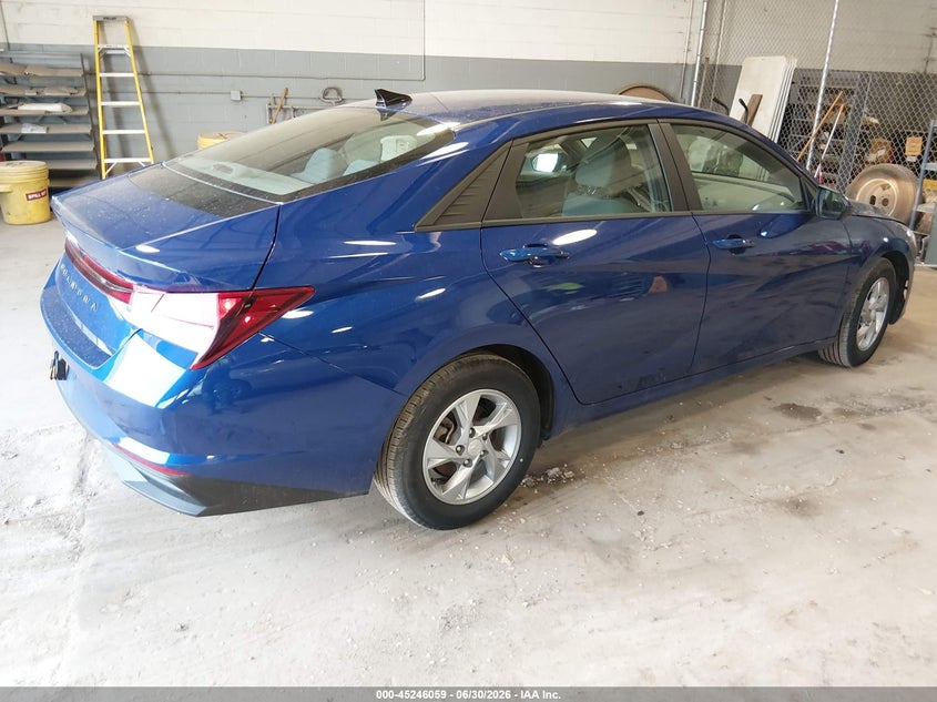 2021 Hyundai Elantra VIN 5NPLL4AGXMH043860 IAAI salvage auction — NORMAL WEAR, Sf97 (Minnesota), sold $9,700 on 2026-07-14 (photo 4)