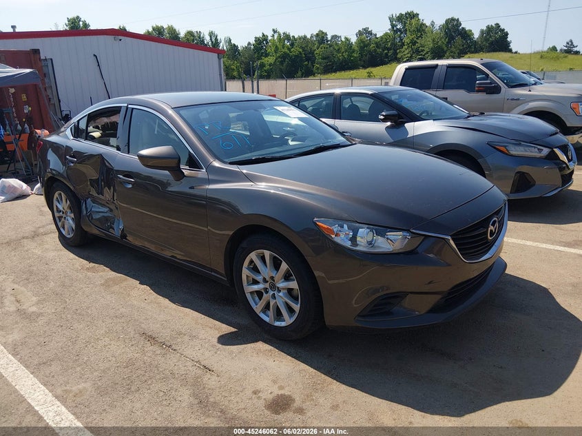 2016 Mazda 6 VIN JM1GJ1U55G1475171 IAAI salvage auction — RIGHT SIDE, Salvage Title, sold $2,000 on 2026-08-20 (photo 1)
