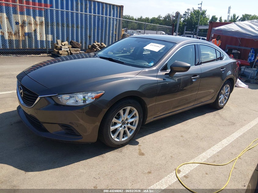 2016 Mazda 6 VIN JM1GJ1U55G1475171 IAAI salvage auction — RIGHT SIDE, Salvage Title, sold $2,000 on 2026-08-20 (photo 2)
