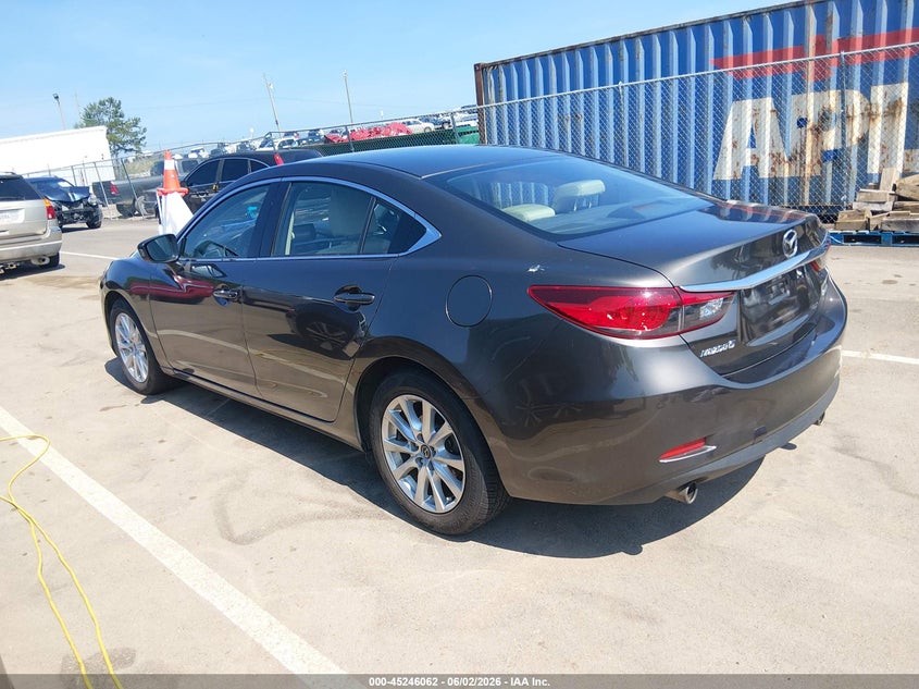 2016 Mazda 6 VIN JM1GJ1U55G1475171 IAAI salvage auction — RIGHT SIDE, Salvage Title, sold $2,000 on 2026-08-20 (photo 3)
