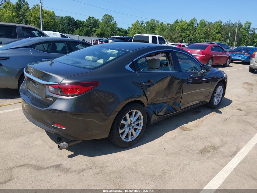 2016 Mazda 6 VIN JM1GJ1U55G1475171 IAAI salvage auction — RIGHT SIDE, Salvage Title, sold $2,000 on 2026-08-20 (photo 4)