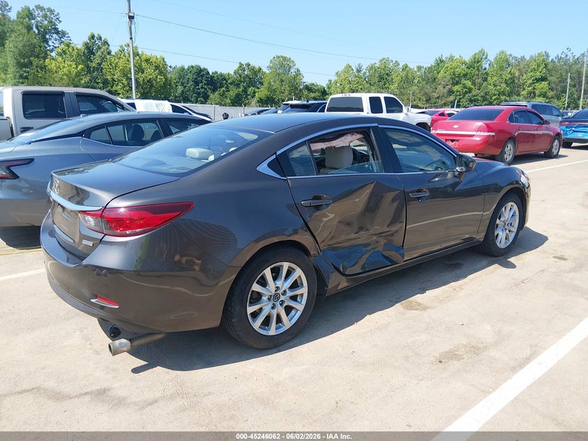 2016 Mazda 6 VIN JM1GJ1U55G1475171 IAAI salvage auction — RIGHT SIDE, Salvage Title, sold $2,000 on 2026-08-20 (photo 6)