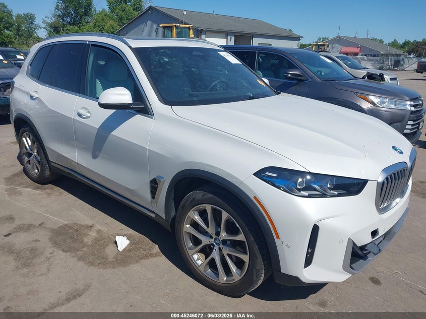 2024 BMW X5 VIN 5UX43EU07R9V06870 IAAI salvage auction — HAIL, Salvage Title, sold $31,725 on 2026-07-06 (photo 1)