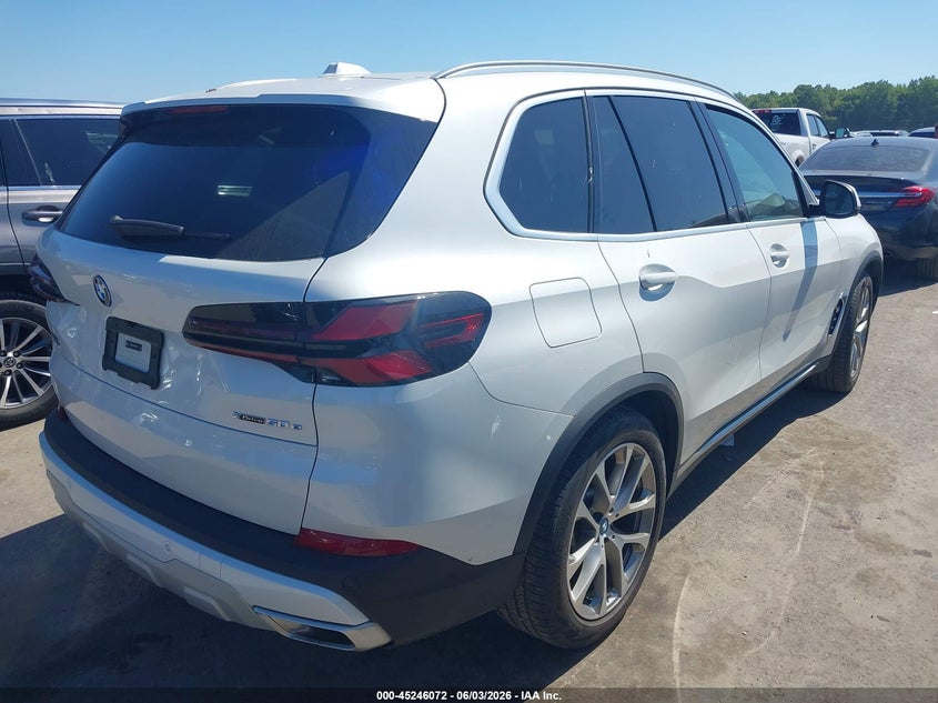 2024 BMW X5 VIN 5UX43EU07R9V06870 IAAI salvage auction — HAIL, Salvage Title, sold $31,725 on 2026-07-06 (photo 4)
