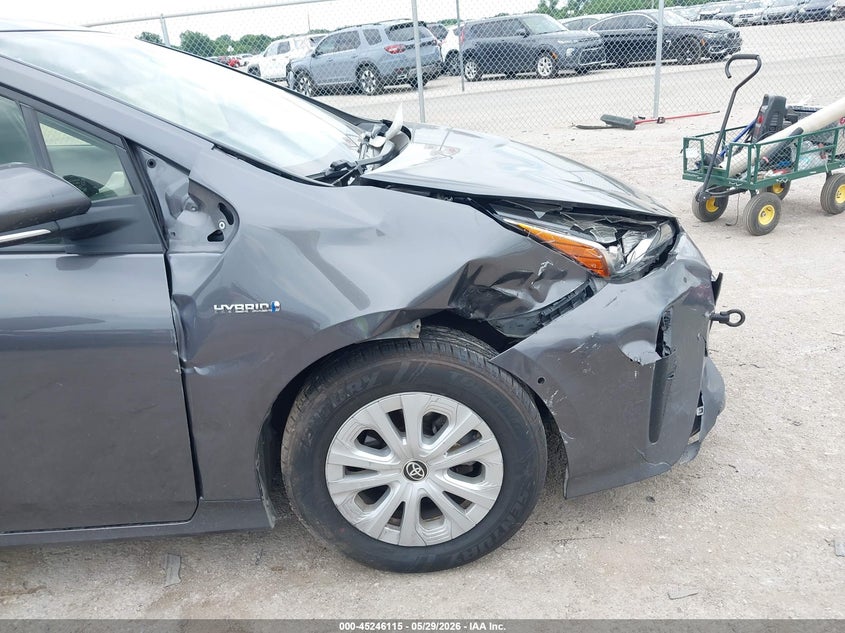 2021 Toyota Prius VIN JTDKAMFU8M3151518 IAAI salvage auction — FRONT END, Salvage Title, sold $3,700 on 2026-07-29 (photo 6)