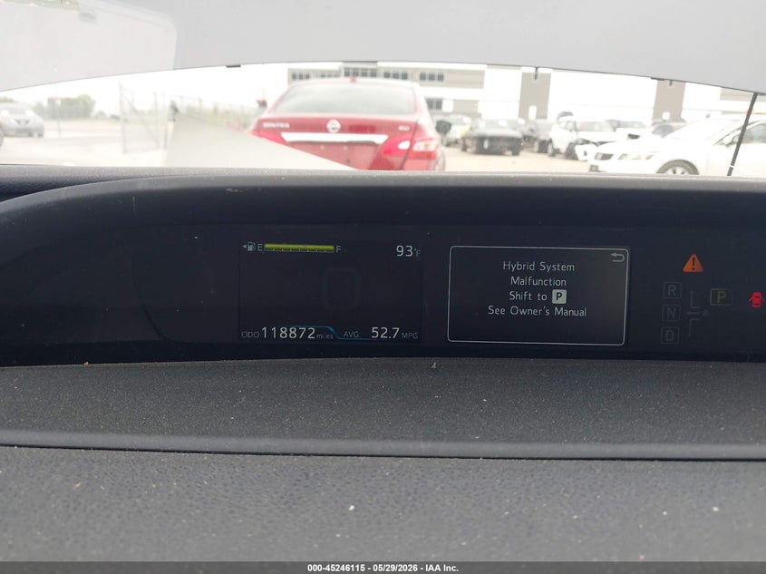 2021 Toyota Prius VIN JTDKAMFU8M3151518 IAAI salvage auction — FRONT END, Salvage Title, sold $3,700 on 2026-07-29 (photo 7)
