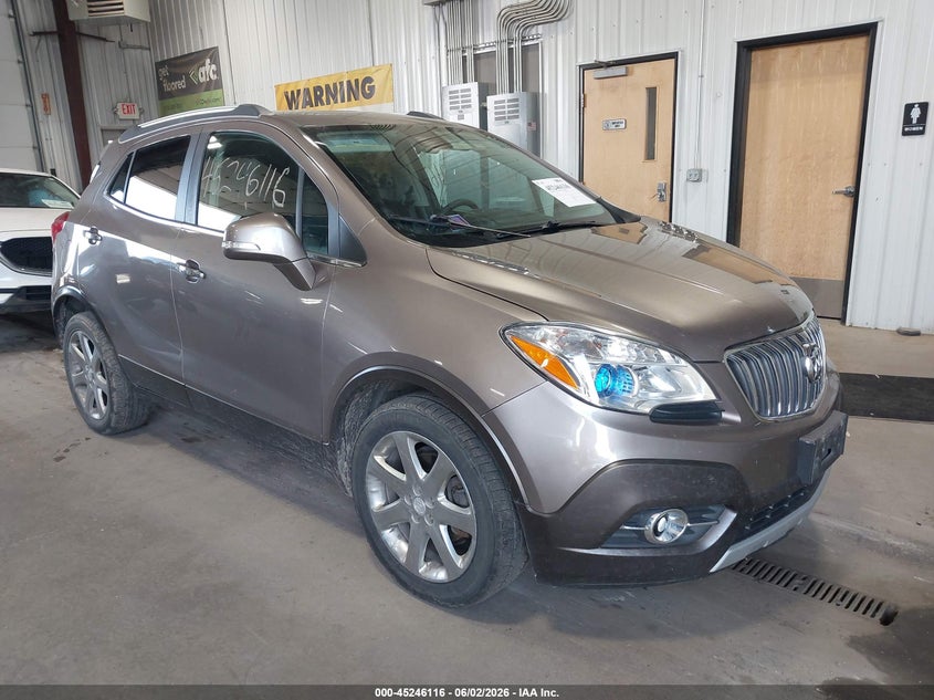 2015 Buick Encore VIN KL4CJCSB6FB030363 IAAI salvage auction — SIDE, Salvage (North Dakota), sold $425 on 2026-07-30 (photo 1)