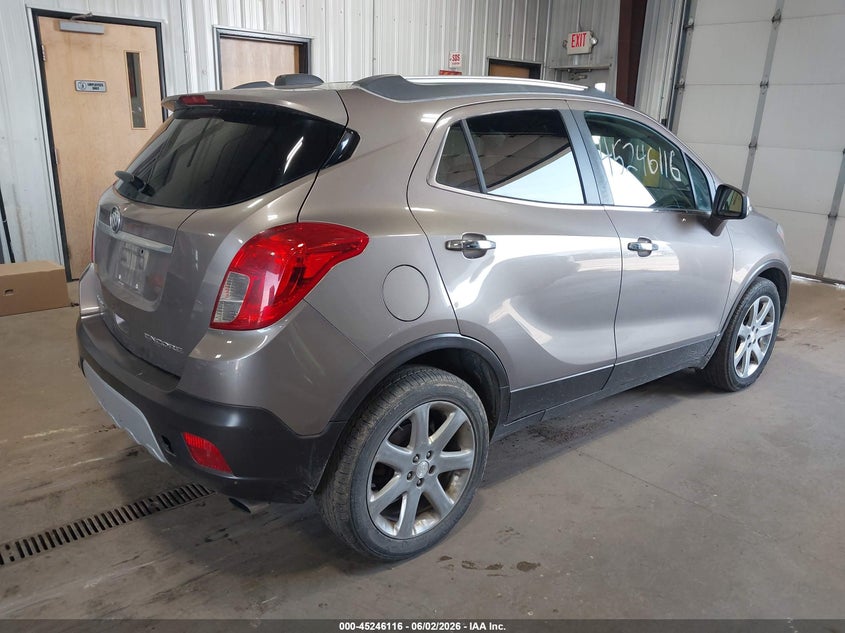 2015 Buick Encore VIN KL4CJCSB6FB030363 IAAI salvage auction — SIDE, Salvage (North Dakota), sold $425 on 2026-07-30 (photo 4)