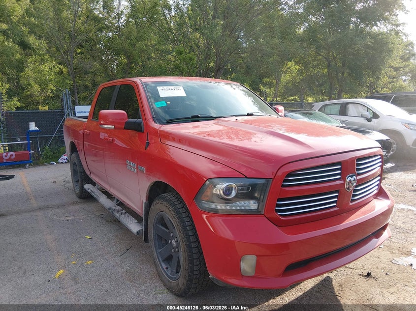 2014 Ram 1500 VIN 1C6RR7MT7ES203027 IAAI salvage auction — HAIL, Salvage Title, sold $3,650 on 2026-07-22 (photo 6)