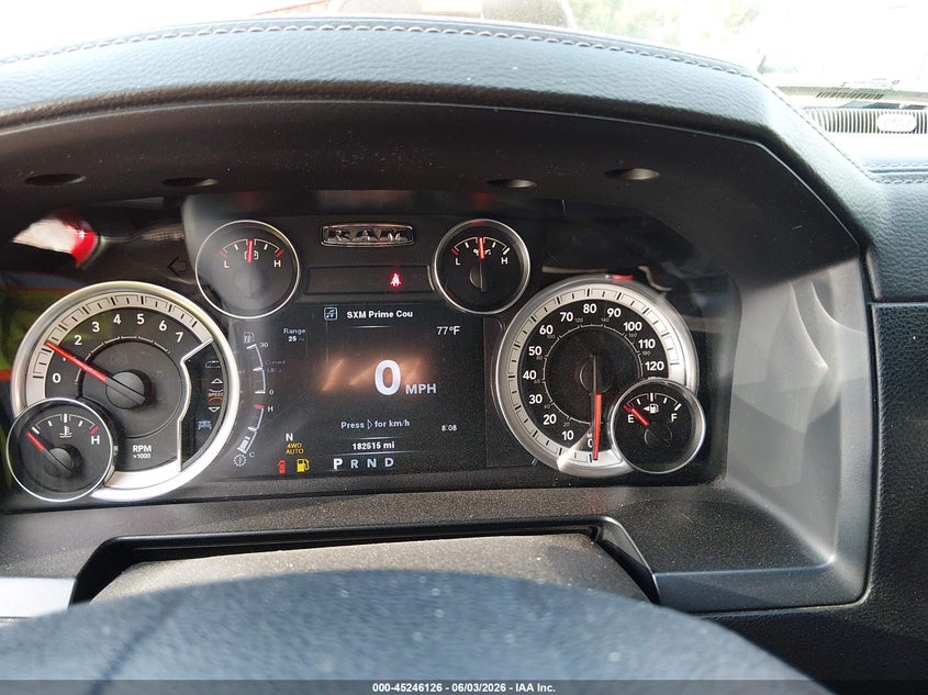 2014 Ram 1500 VIN 1C6RR7MT7ES203027 IAAI salvage auction — HAIL, Salvage Title, sold $3,650 on 2026-07-22 (photo 7)