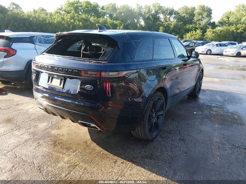 2021 Land rover Range rover velar VIN SALYM2FU5MA313809 IAAI salvage auction — HAIL, Salvage Title, sold $17,650 on 2026-07-08 (photo 4)
