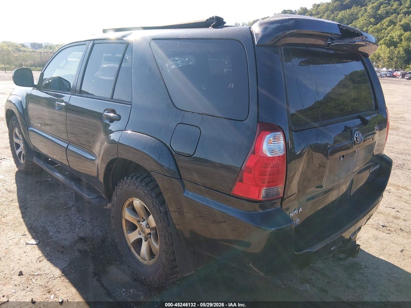 2006 Toyota 4runner VIN JTEBT14R068031737 IAAI salvage auction — REAR END, Salvage (West Virginia), sold $1,250 on 2026-07-11 (photo 3)