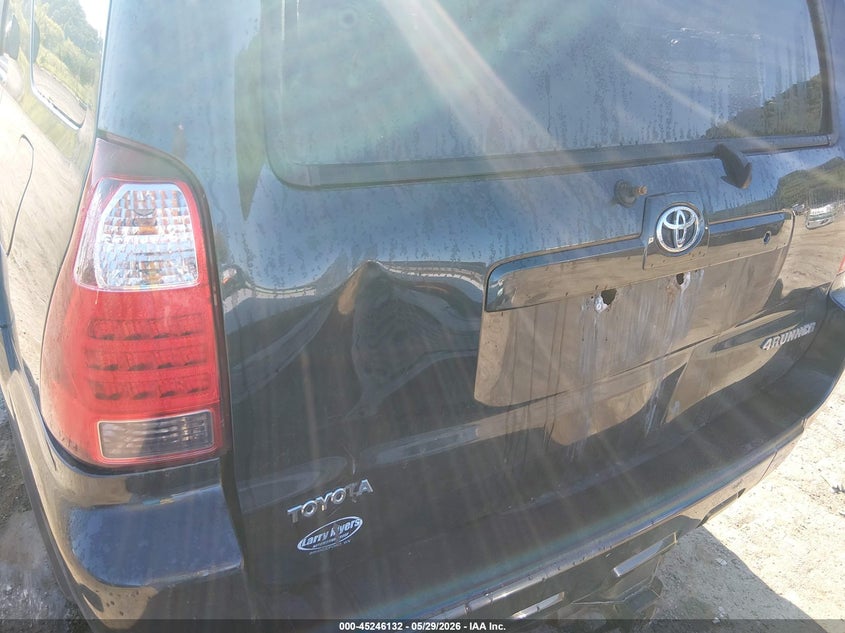 2006 Toyota 4runner VIN JTEBT14R068031737 IAAI salvage auction — REAR END, Salvage (West Virginia), sold $1,250 on 2026-07-11 (photo 6)