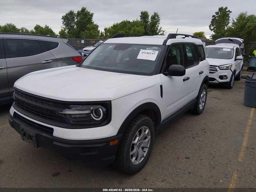2023 Ford Bronco sport VIN 3FMCR9A65PRD37957 IAAI salvage auction — REAR END, Salvage Title, sold $12,325 on 2026-07-28 (photo 2)